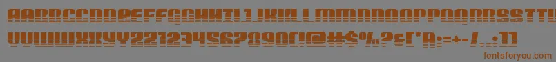 Nightwraithtwotone Font – Brown Fonts on Gray Background