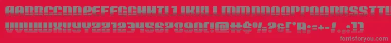 Nightwraithtwotone Font – Gray Fonts on Red Background