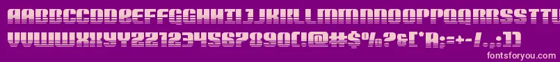 Nightwraithtwotone Font – Pink Fonts on Purple Background