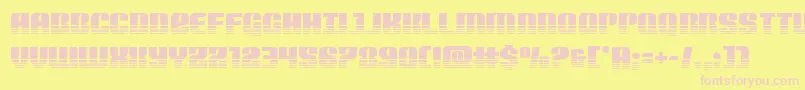 Nightwraithtwotone Font – Pink Fonts on Yellow Background