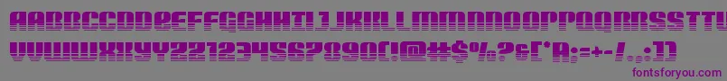 Nightwraithtwotone Font – Purple Fonts on Gray Background