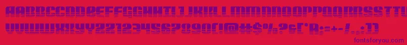 Nightwraithtwotone Font – Purple Fonts on Red Background