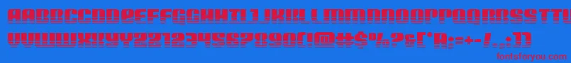 Nightwraithtwotone Font – Red Fonts on Blue Background