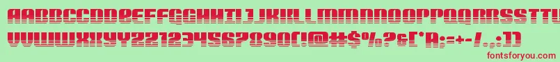 Nightwraithtwotone Font – Red Fonts on Green Background