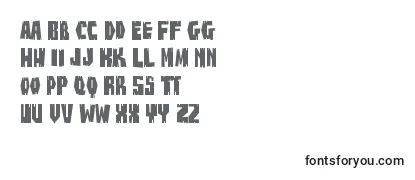 BuzzsawChippedAoe Font