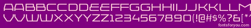 Подробнее о шрифте InjekutargRegular Шрифт InjekutargRegular – розовые шрифты на фиолетовом фоне