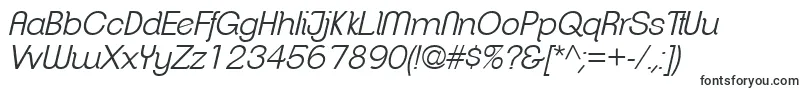 Шрифт ClementepdafLightitalic – шрифты для Adobe After Effects