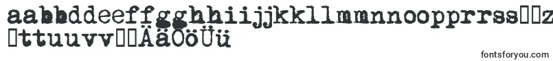 MomВґstypewriter-Schriftart – estnische Schriften