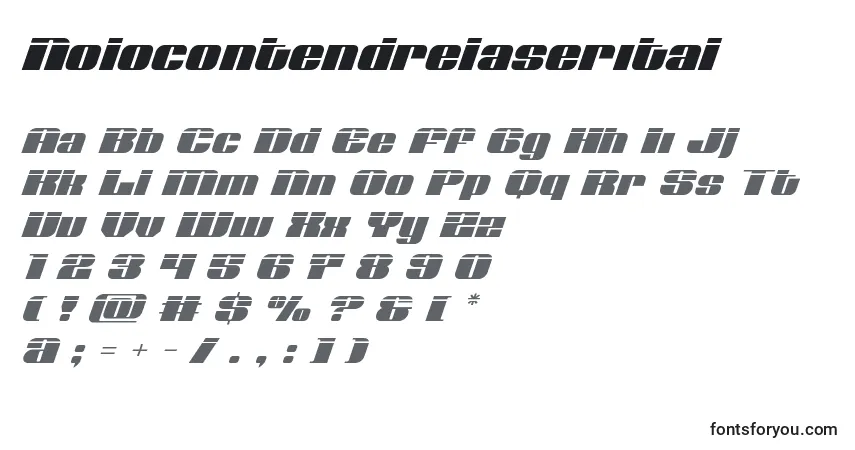 Nolocontendrelaserital Font – alphabet, numbers, special characters