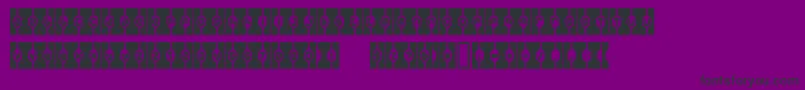 WelfareBrat Font – Black Fonts on Purple Background