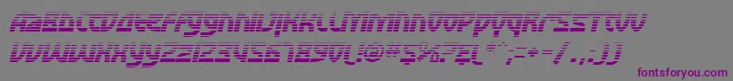 SfRetroesqueFxOblique Font – Purple Fonts on Gray Background