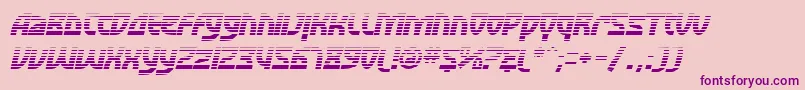 SfRetroesqueFxOblique Font – Purple Fonts on Pink Background