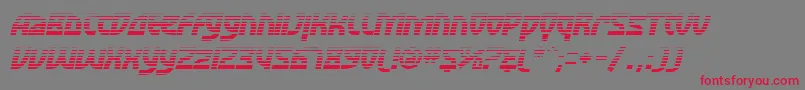 SfRetroesqueFxOblique Font – Red Fonts on Gray Background