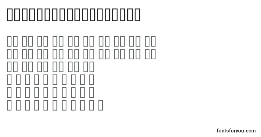 Шрифт FontawesomeWebfont – алфавит, цифры, специальные символы