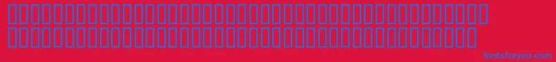FontawesomeWebfont-Schriftart – Blaue Schriften auf rotem Hintergrund