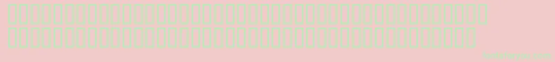 FontawesomeWebfont Font – Green Fonts on Pink Background