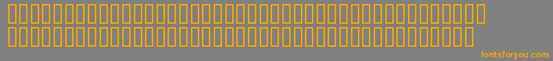 Czcionka FontawesomeWebfont – pomarańczowe czcionki na szarym tle