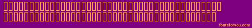 FontawesomeWebfont Font – Orange Fonts on Purple Background