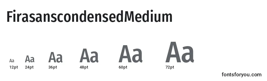 Размеры шрифта FirasanscondensedMedium