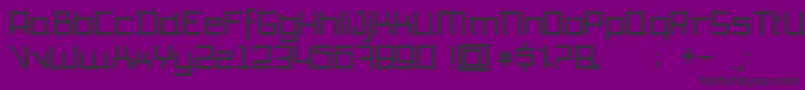 Шрифт Io – чёрные шрифты на фиолетовом фоне