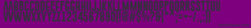 GoboldExtra1 Font – Black Fonts on Purple Background