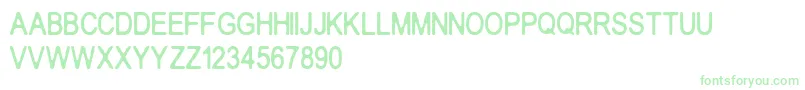 Crakos Font – Green Fonts on White Background