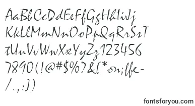 MistralitcTtLight font – chalk Fonts