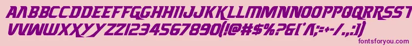fuente Borgsquadcondital – Fuentes Moradas Sobre Fondo Rosa