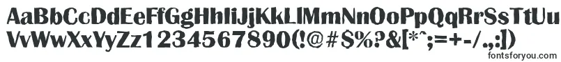 GrenobleantiqueXboldRegular-Schriftart – Schriftarten, die mit G beginnen
