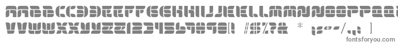 BloneschaBold Font – Gray Fonts on White Background