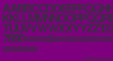 Steamrose font – Black Fonts On Purple Background