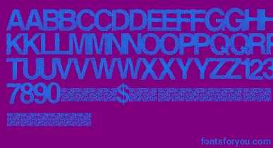 Steamrose font – Blue Fonts On Purple Background