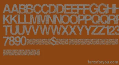 Steamrose font – Gray Fonts On Brown Background