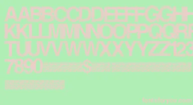 Steamrose font – Pink Fonts On Green Background