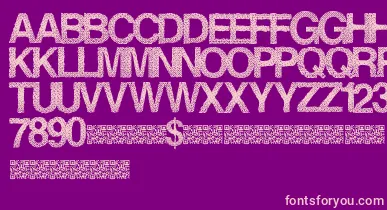 Steamrose font – Pink Fonts On Purple Background