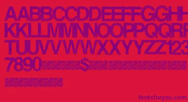 Steamrose font – Purple Fonts On Red Background