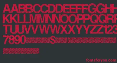 Steamrose font – Red Fonts On Black Background