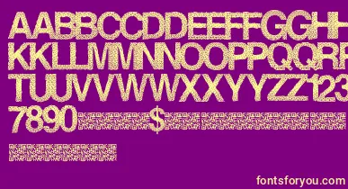 Steamrose font – Yellow Fonts On Purple Background