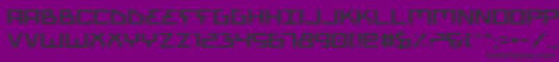 Biotype Font – Black Fonts on Purple Background