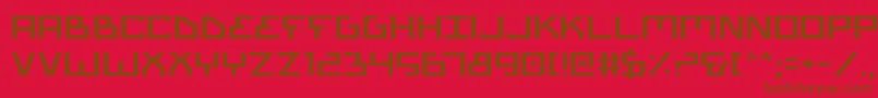 Biotype Font – Brown Fonts on Red Background
