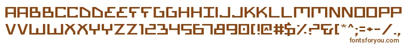 Biotype Font – Brown Fonts on White Background
