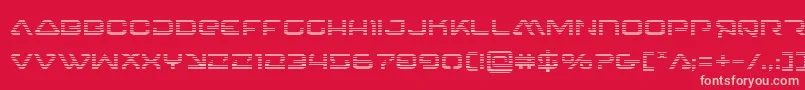 4114blasterv2grad Font – Pink Fonts on Red Background
