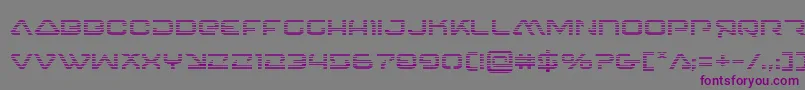 4114blasterv2grad Font – Purple Fonts on Gray Background