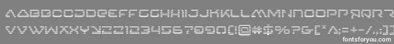 4114blasterv2grad Font – White Fonts on Gray Background