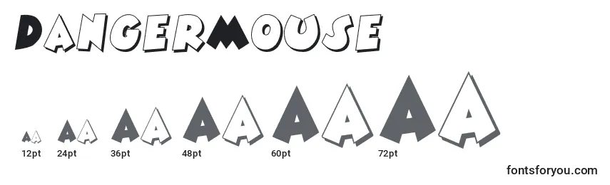 DangerMouse Font Sizes