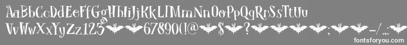 DkCarpeNoctem Font – White Fonts on Gray Background