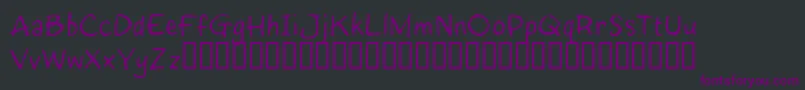 InkyRT Font – Purple Fonts on Black Background