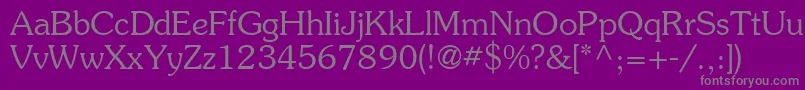 More about AgsouvenircyrRoman Font AgsouvenircyrRoman Font – Gray Fonts on Purple Background