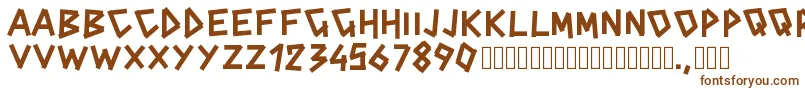 Pwcinderblox Font – Brown Fonts