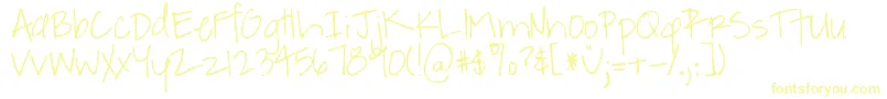 DjbABitOfFlaire Font – Yellow Fonts